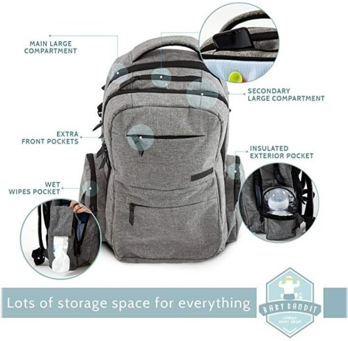 Stylishly Functional Diaper Backpack