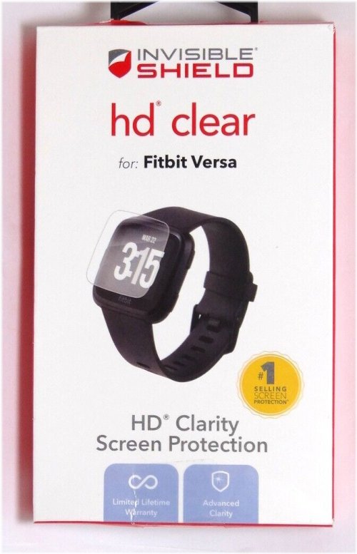 Crystal Clear Shield for Fitbit Versa Screen