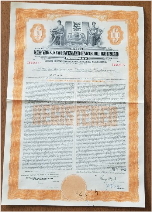 New Haven Line Historical Security Document