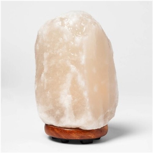 Ivory Glow Salt Table Lamp