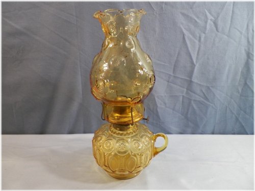 Amber Starlight Oil Lamp