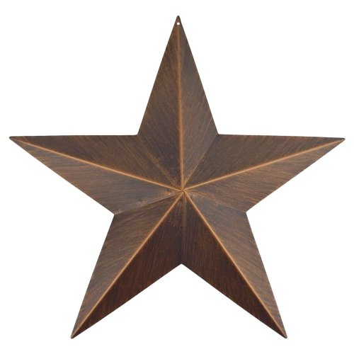 Copper Texan Star Sculpture