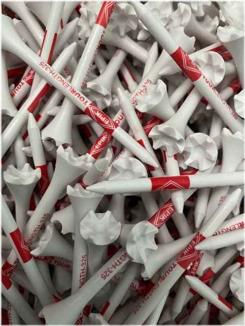 Eco-Friendly Golf Tees - Pack of 50 with Bonus 1.5" Tees and Free Shipping