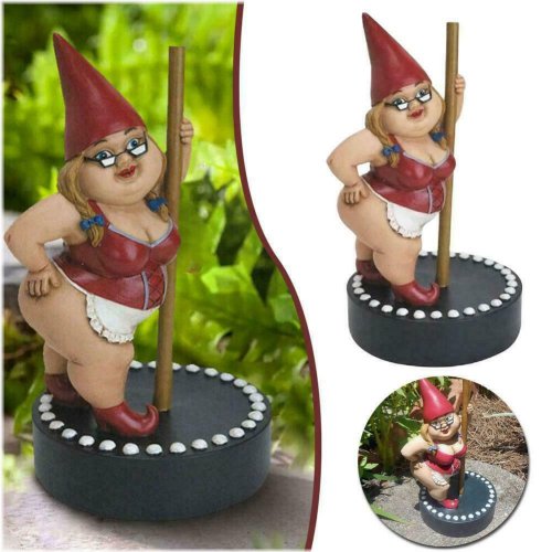 Whimsical Gnome Statue for Indoor and Outdoor Decor