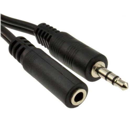 Coiled Stereo Headphone Extension Cable