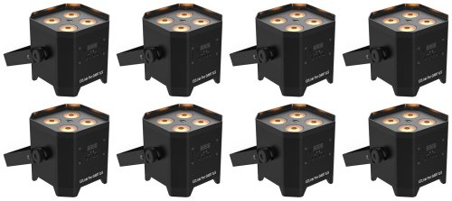 Wireless RGB Par Wash Lights with Bluetooth Connectivity