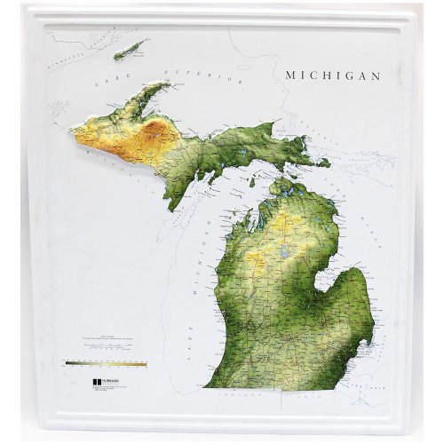 Michigan Topographic Explorer Map