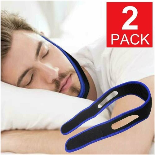 SilentSleep Chin Support Strap - Comfortable Anti-Snoring Solution for Restful Sleep