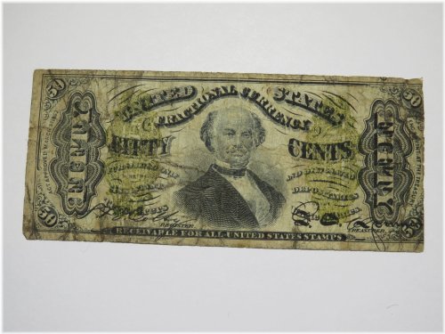 Spinner Type 2 Fifty-Cent Fractional Currency