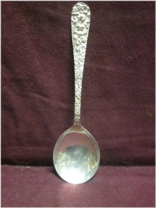 Elegant Rose Soup Spoon