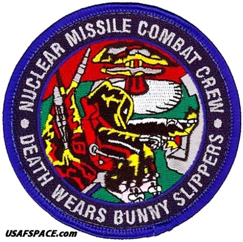 Bunny Slippers Nuclear Missile Crew Patch