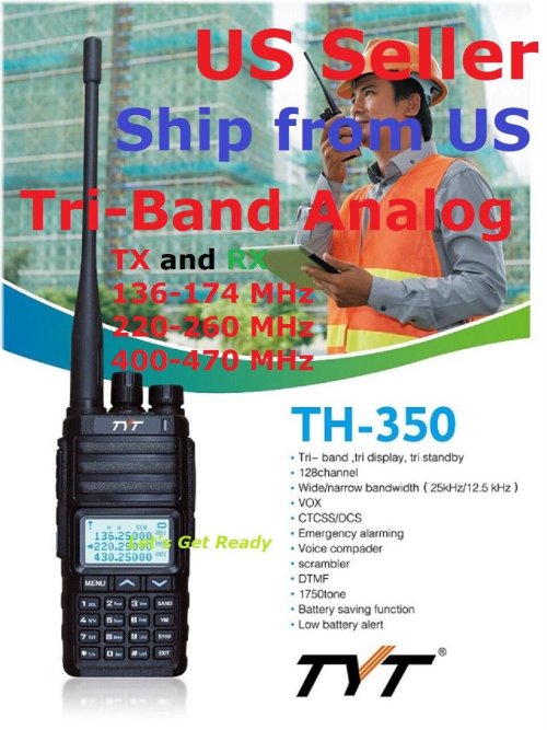 TriWave Analog Handheld Radio