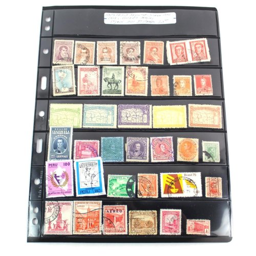 South American Stamp Assortment - 1893 and Beyond