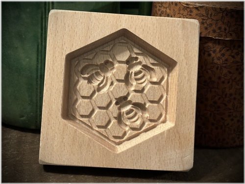 Beehive Springerle Wood Mold