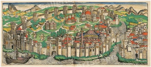 Istanbul in the 1490s: A Vintage City Map