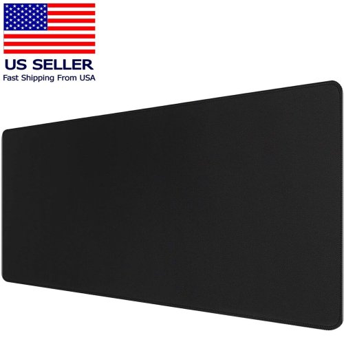 XL Stitched Edge Mouse Pad with Non-Slip Base