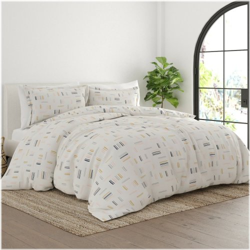 Geo Dash Duvet Set by Kaycie Gray