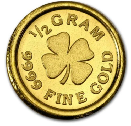 Lucky Clover Gold Round