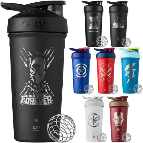 Marvel Mixer: Insulated Stainless Steel Shaker with Loop Top