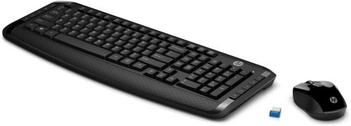 HP Black Wireless Keyboard and Mouse Set