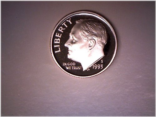 Silver Proof Roosevelt Dime (1993)