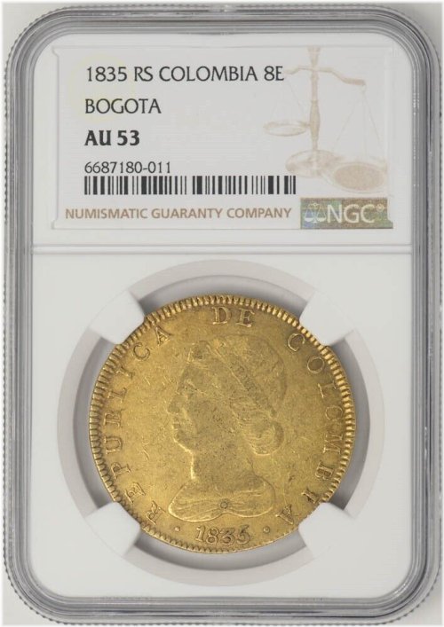 Colombian Escudos Gold Coin