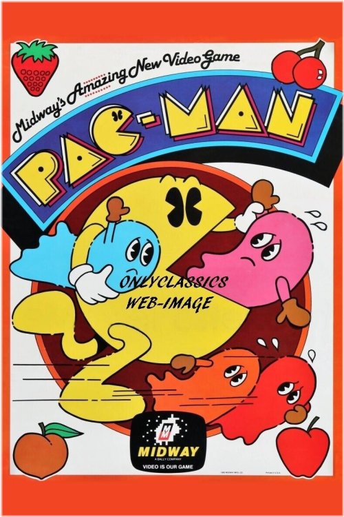 Pac-Man Vintage Poster