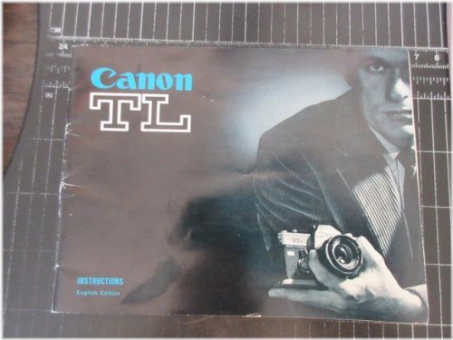Canon TL 35mm Film SLR Camera English Instruction Manual