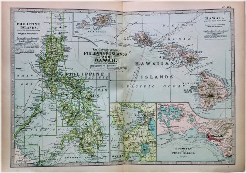 Pacific Island Cartography - 1911 Vintage