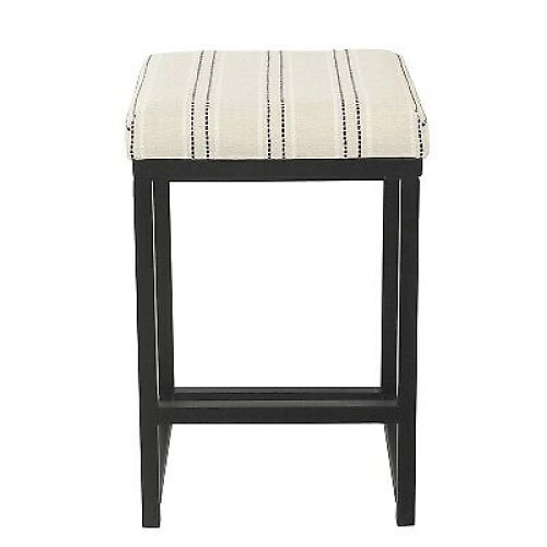 Monochrome Backrest Stool