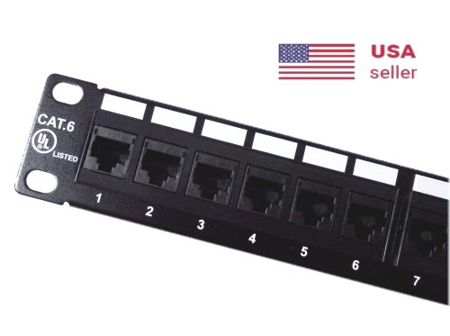 GoldenLink 24-Port Cat6 Patch Panel