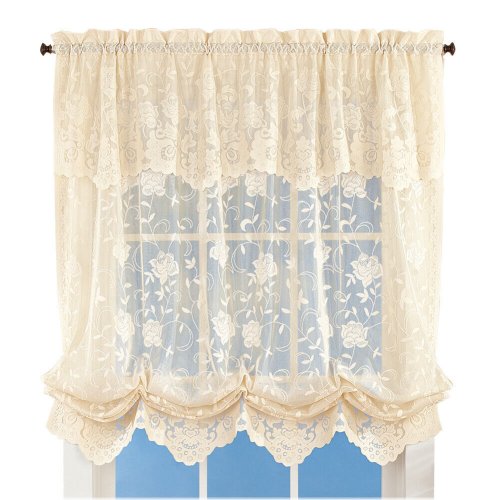 Blossom Lace Window Dressing