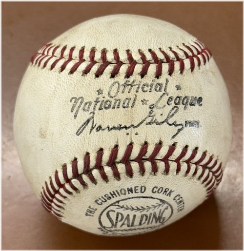 Warren Giles Spaulding National League Baseball Original Vintage 1952-57 - TCCCX