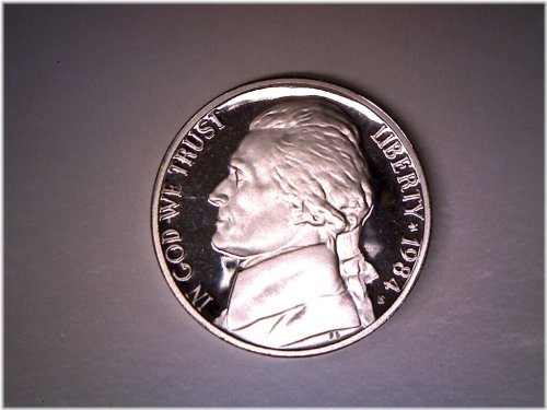 1984 S Proof Jefferson Nickel