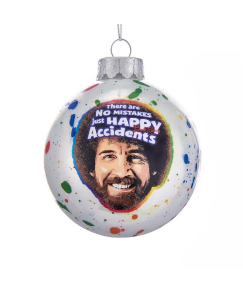 Splatter Paint Ball Glass Ornament
