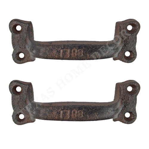 Rustic Cast Iron Door Drawer Pulls