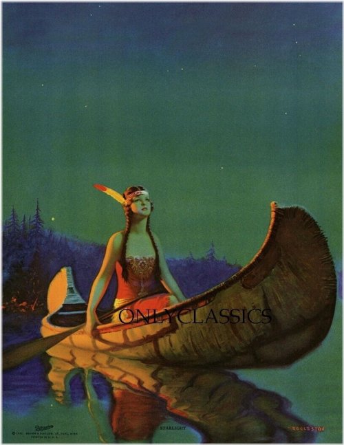 Starlight Maiden Canoe Print