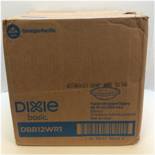 Individually Wrapped 12 oz. Disposable Bowl - White (500 Count)