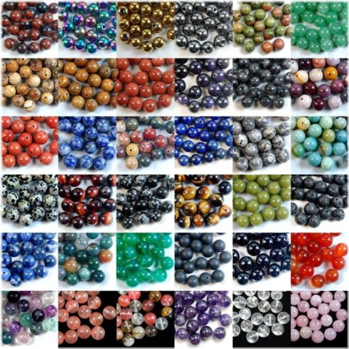 Nature's Rounds Gemstone Beads Set