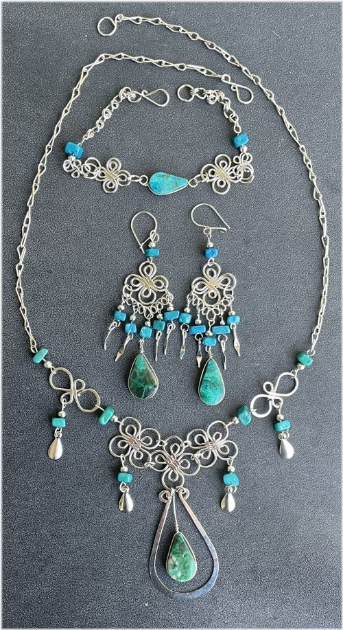 Andean Azure Jewelry Set