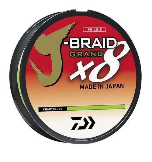 Chartreuse Grand Braid Fishing Line by Daiwa