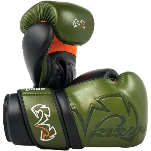 Khaki Green Impulse Boxing Gloves by RIVAL