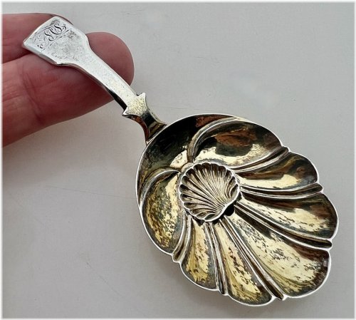 Regal Georgian Silver Tea Caddy Spoon