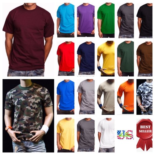 StrongCotton Crew Neck T-Shirt for Men