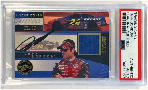 Jeff Gordon Autographed Race-Used Collectible