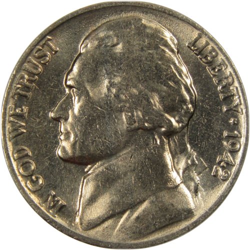 1942 Mint State Jefferson Nickel