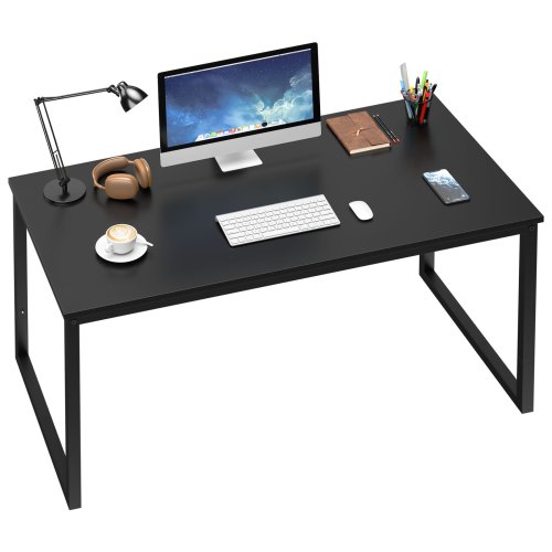 Sleek Workstation 47" Black Writing Table