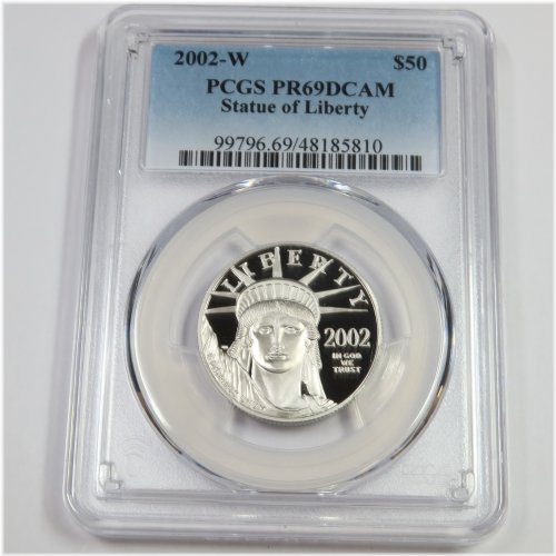 Platinum Liberty Eagle 2002 - PR69 DCAM