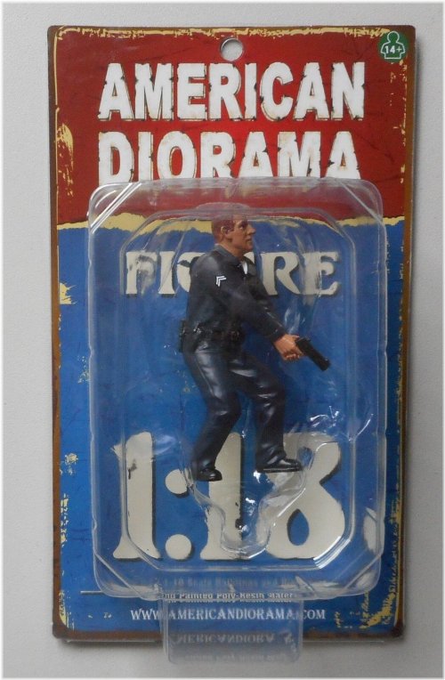 Law Enforcement Figure for Diecast and Toy Vehicle Collectors