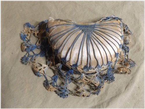 Victorian Silk Lace Pin Cushion